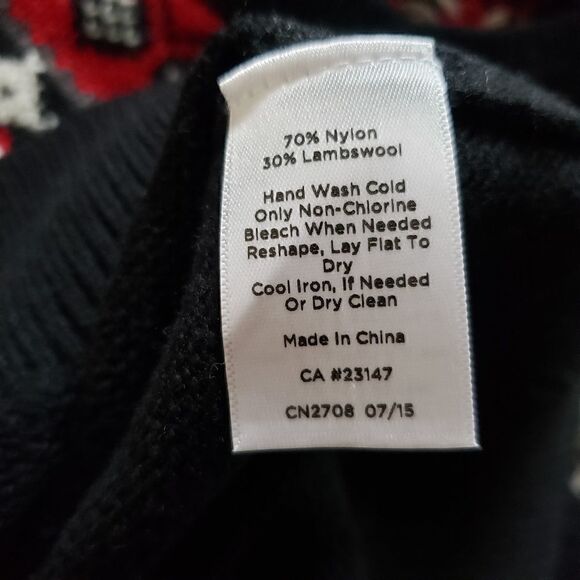 Talbots Fair Isle chunky knit sweater P - Picture 4 of 4